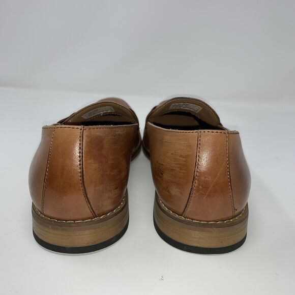La Milano CalifornPatina Collection Loafers Tan /brown Horse Bit Hardware Men’s